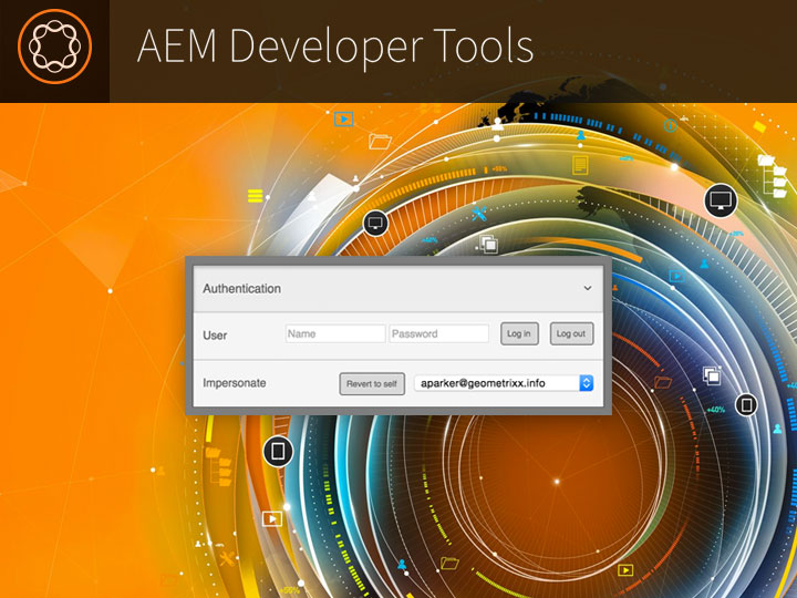 AEM browser extensions screenshot